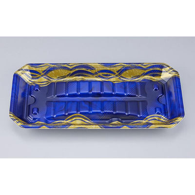 シーピー化成 鮮魚トレー 匠筏33-16-26A 静波紺 005331661A860 1ケース(600個(50個×12))（直送品）