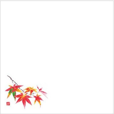 カミイソ産商 敷紙 耐油天紙 4寸 No.0030 紅葉 00534693 1袋(100個)（直送品）