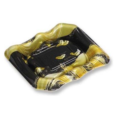 デンカポリマー 和菓子容器 富士1-1(1)うねり風PGHF 00590315 1ケース(1600個(50個×32))（直送品）