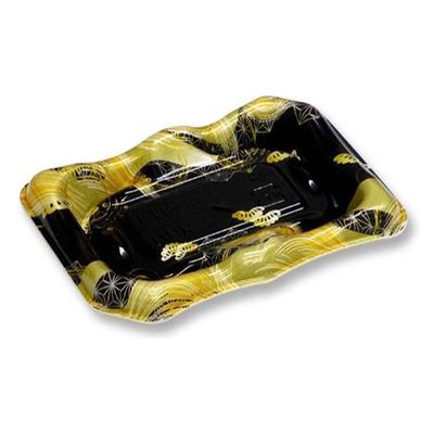 デンカポリマー 和菓子容器 富士1-2(2)うねり風PGHF 00592389 1ケース(1200個(50個×24))（直送品）