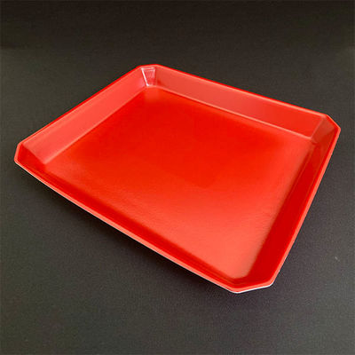 JSPパッケージング 発泡トレー グルメdeディッシュ30-26N 赤 253739 00606726 1ケース(300個(25個×12))（直送品）