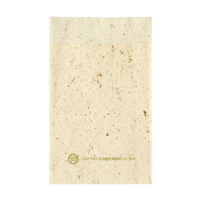 6ツ折ナフキン 茶殻 6ツ折ナプキン CP6ASIN【weeco】 00649431 1ケース(10000個(100個×100))（直送品）