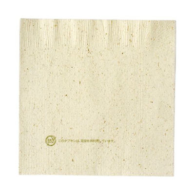 4ツ折ナフキン 茶殻 4ツ折ナプキン CP4AIN【weeco】 00649432 1ケース(10000個(100個×100))（直送品）