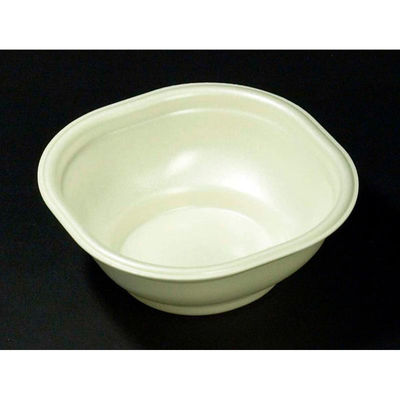 デンカポリマー どんぶり容器 グルメ丼20本体K無地 00656458 1ケース(800個(50個×16))（直送品）