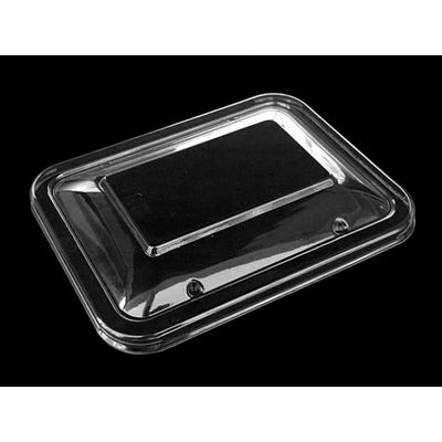 デンカポリマー E-110長角丼透明蓋 00658348 1ケース(1200個(50個×24))（直送品）