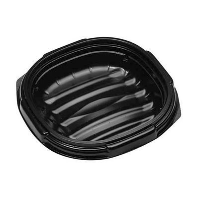 デンカポリマー グルメ丼20中皿1K黒 00660689 1ケース(800個(50個×16))（直送品）