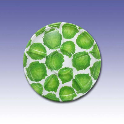 デンカポリマー オードブル容器 オ-ドブル S本体E新レタス 00685095 1ケース(100個(10個×10))（直送品）