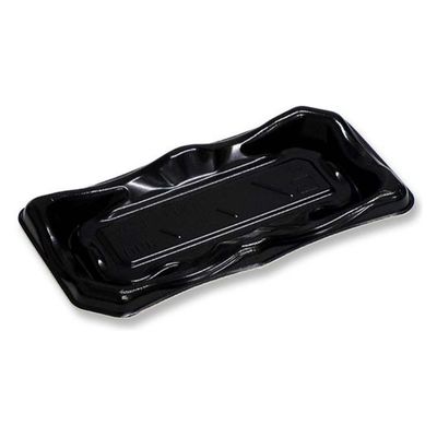 デンカポリマー 和菓子容器 富士1-4(4)黒HF 00701233 1ケース(1200個(50個×24))（直送品）