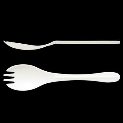 ホウケン産業 使い捨てスプーン フォークスプーン160 アイボリー バラ 00703690 1ケース(3000個(500個×6))（直送品）