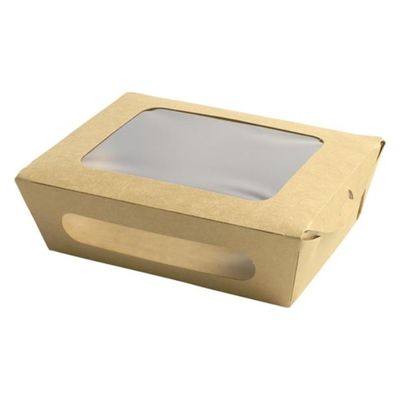 モデリーノ フードパック クラフトフード窓付フードボックス小 00755252 1ケース(200個(50個×4))（直送品）