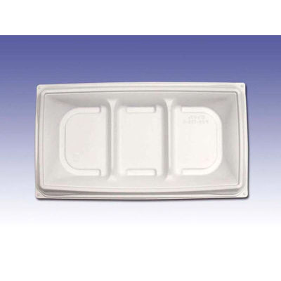 デンカポリマー 軽食容器 D’sカフェP24-13S-3 ホワイト 00760393 1ケース(600個(50個×12))（直送品）