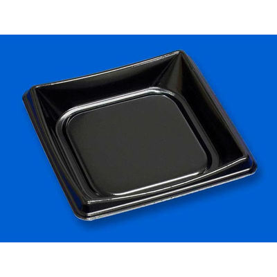 デンカポリマー 軽食容器 D’sプラスD20-20 黒 00760395 1ケース(900個(50個×18))（直送品）