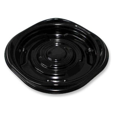 デンカポリマー 軽食容器 D’sプラスinDM210(Z) 黒 00760418 1ケース(600個(50個×12))（直送品）