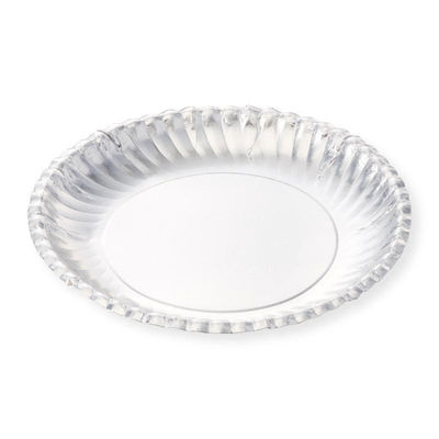 三和紙工 パルプモールド 菊型シルバープレート8号 00764487 1ケース(800個(50個×16))（直送品）