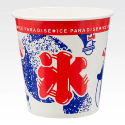 サンナップ ドリンク資材 かき氷カップ SM-400PP アイスパラダイス 50枚 00764717 1ケース(30個)（直送品）