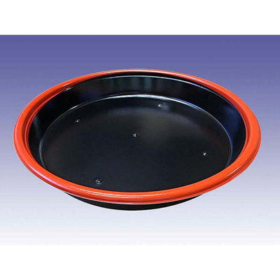 デンカポリマー 寿司桶 丸桶-4本体フチ朱K 00775831 1ケース(240個(10個×24))（直送品）