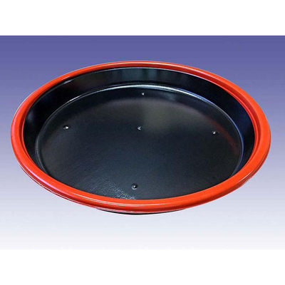 デンカポリマー 寿司桶 丸桶-5本体フチ朱K 00775832 1ケース(160個(10個×16))（直送品）