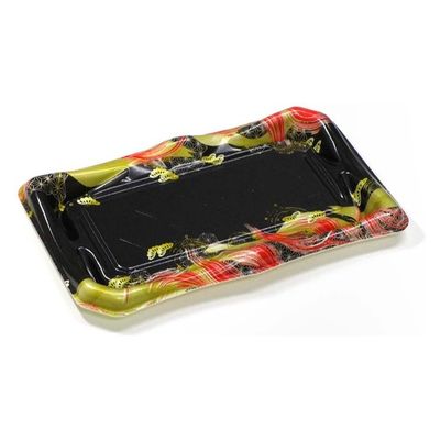 デンカポリマー 軽食容器 富士2-5(10)うねり風P赤HF 00775843 1ケース(600個(50個×12))（直送品）