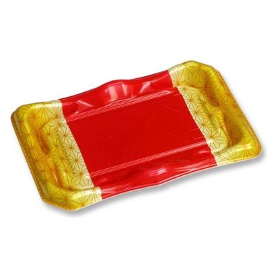 デンカポリマー 軽食容器 富士2-4(8)麻帯HF 00775888 1ケース(900個(50個×18))（直送品）