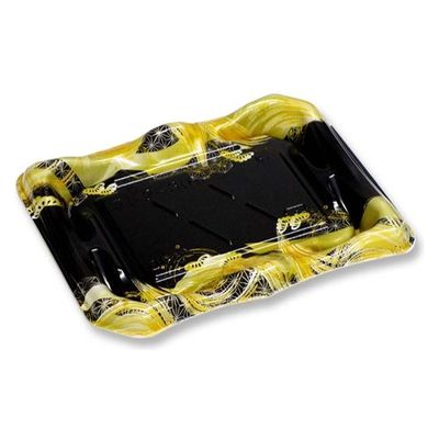 デンカポリマー 軽食容器 富士2-3(6)うねり風PGHF 00775916 1ケース(900個(50個×18))（直送品）