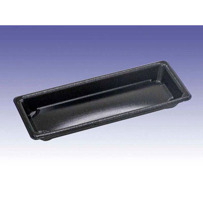 デンカポリマー 寿司容器 寿司盛R巻本体黒/黒 00775951 1ケース(1800個(50個×36))（直送品）