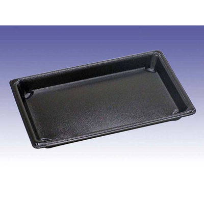 デンカポリマー 寿司容器 寿司盛R20本体黒/黒 00775953 1ケース(800個(50個×16))（直送品）