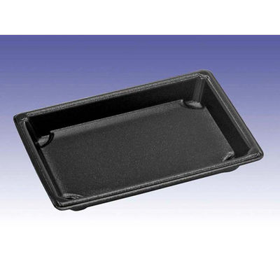 デンカポリマー 寿司容器 寿司盛R10本体黒/黒 00775956 1ケース(1200個(50個×24))（直送品）