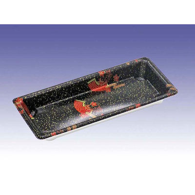 デンカポリマー 寿司容器 寿司盛R5本体花蒔絵 00775959 1ケース(1800個(50個×36))（直送品）