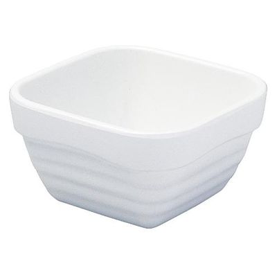 アヅミ産業 食器 SM-1121SW 角ココット(白色) 00776760 1点（直送品）