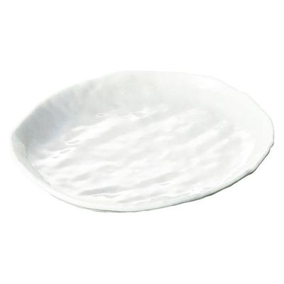 アヅミ産業 食器 SM-11491SW 21cm橢円皿(白色) 00776787 1点（直送品）