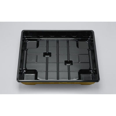 シーピー化成 仕出し弁当容器 U-77(B) 梨地 本体 0116077000565 1ケース(120個(20個×6))（直送品）