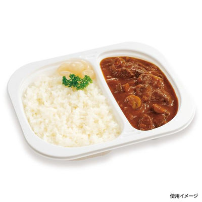 シーピー化成 惣菜容器 BFランチ内15ホワイト本体 0141215000075 1ケース(400個(50個×8))（直送品）