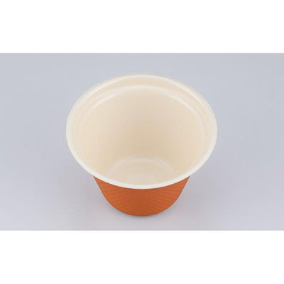 シーピー化成 スープカップ TNラティス135-470 ミルク橙本体 025111347B185 1ケース(900個(30個×30))（直送品）