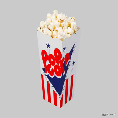 デリボックス ワンタッチ式ポップコーンカップ 本体 02718 1ケース(600個(25個×24))（直送品）