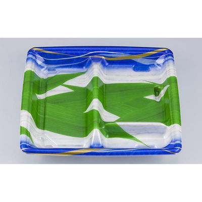 シーピー化成 冷麺容器 SF弁当64 波笹本体 027270640B005 1ケース(600個(50個×12))（直送品）