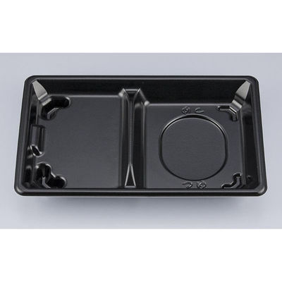 シーピー化成 冷麺容器 SF弁当65 黒本体 0272706500525 1ケース(600個(50個×12))（直送品）