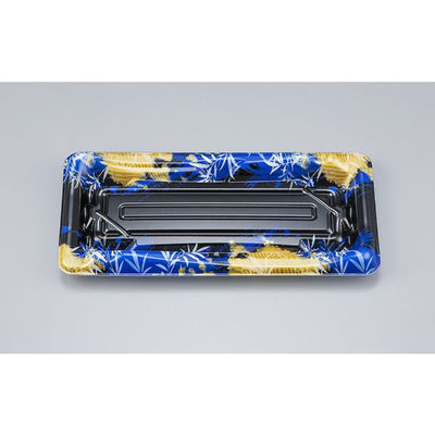 シーピー化成 刺身容器 SF鮨板14 みお青本体 0277614008245 1ケース(1200個(50個×24))（直送品）