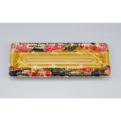 シーピー化成 刺身容器 SF鮨板15 国風金本体 0277615007995 1ケース(1200個(50個×24))（直送品）