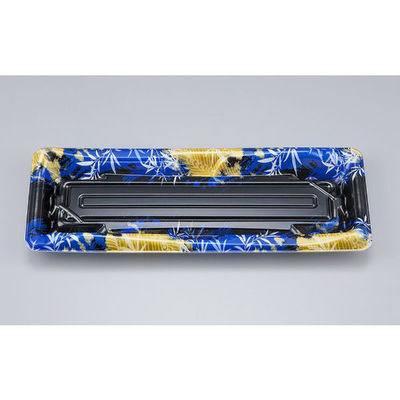 シーピー化成 刺身容器 SF鮨板16 みお青本体 0277616008245 1ケース(800個(50個×16))（直送品）