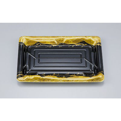 シーピー化成 刺身容器 SF鮨板24 菱蒔絵本体 0277624007295 1ケース(900個(50個×18))（直送品）