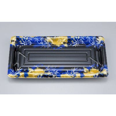 シーピー化成 刺身容器 SF鮨板26 みお青本体 0277626008245 1ケース(800個(50個×16))（直送品）