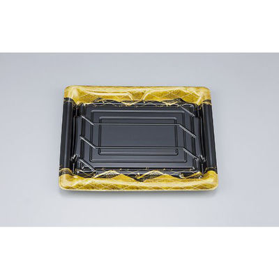 シーピー化成 刺身容器 SF鮨板34 菱蒔絵本体 0277634007295 1ケース(600個(50個×12))（直送品）