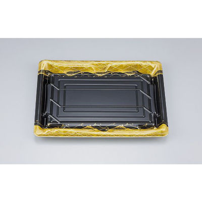 シーピー化成 刺身容器 SF鮨板35 菱蒔絵本体 0277635007295 1ケース(400個(50個×8))（直送品）