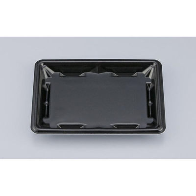 シーピー化成 刺身容器 SF冴盛18-13F 黒本体 0278218530525 1ケース(1200個(50個×24))（直送品）