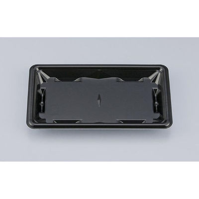 シーピー化成 刺身容器 SF冴盛19-11F 黒本体 0278219510525 1ケース(1200個(50個×24))（直送品）