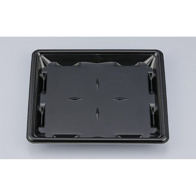 シーピー化成 刺身容器 SF冴盛19-17F 黒本体 0278219570525 1ケース(900個(50個×18))（直送品）