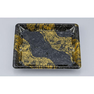 シーピー化成 刺身容器 SF冴盛19-17F 玄石本体 0278219579675 1ケース(900個(50個×18))（直送品）