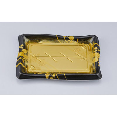 シーピー化成 寿司容器 SF瀬戸波24 綾糸金本体 027862400A825 1ケース(800個(50個×16))（直送品）