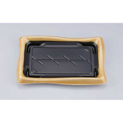 シーピー化成 寿司容器 SF瀬戸波24 松漆本体 027862400A835 1ケース(800個(50個×16))（直送品）