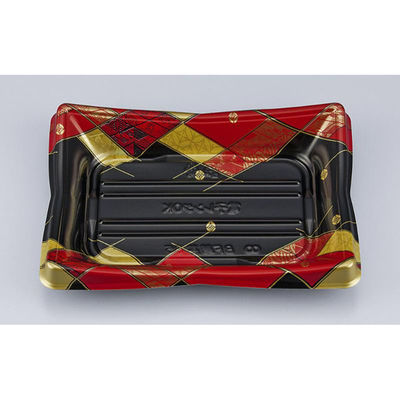 シーピー化成 どんぶり容器 BF華丼85 菱絵赤本体(N) 074718500B135 1ケース(1200個(50個×24))（直送品）